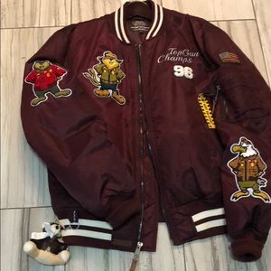 Top gun varsity jacket